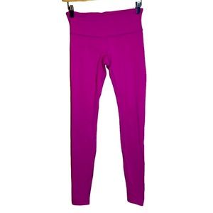 Lululemon Wunder Under Pant Legging Deep Fuschia